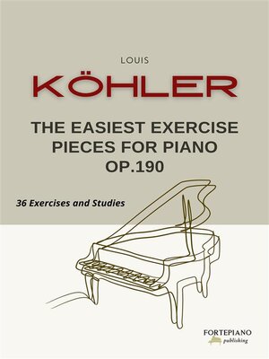 cover image of Köhler--The Easiest Exercise Pieces for piano Op.190